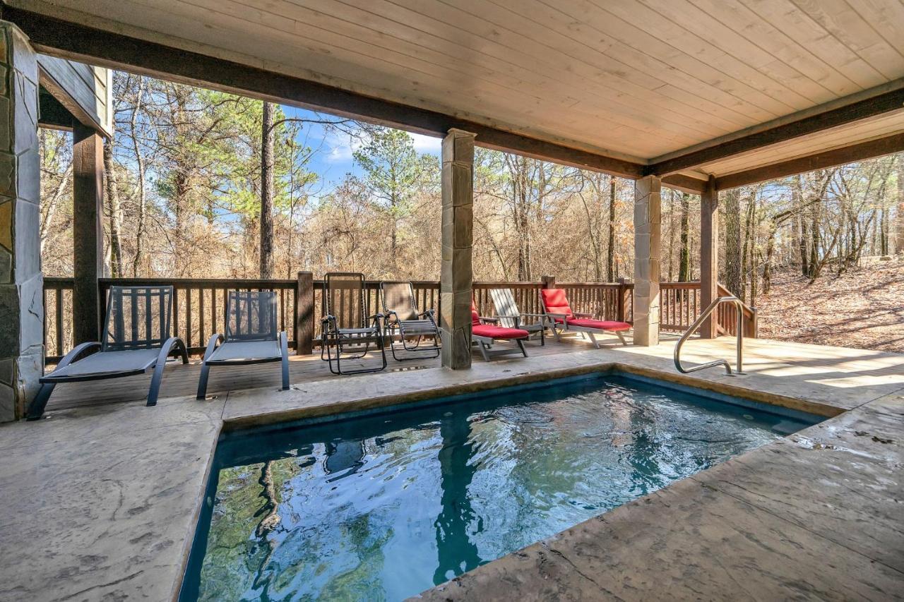 Merlot Mountain - Heated Spa Pool And Hot Tub! Cabin Broken Bow Luaran gambar